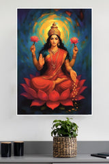 Maa Lakshmi–Goddess of Wealth Poster | God Posters