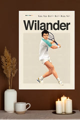 Mats Wilander Poster | Tennis Champions Posters