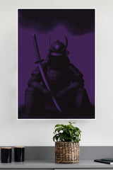 Meditation in Metal Poster | Samurai Warrior Poster