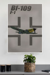 Messerschmitt Bf 109 Poster | Fighter Plane Posters