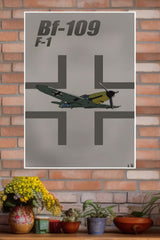 Messerschmitt Bf 109 Poster | Fighter Plane Posters