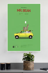 Mr.Bean car Poster | Animated Movie Posters