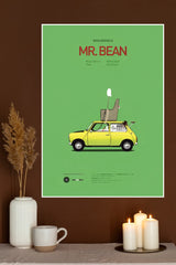 Mr.Bean car Poster | Animated Movie Posters
