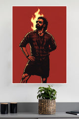 NTR Fire With in Poster| Tollywood Movies Posters