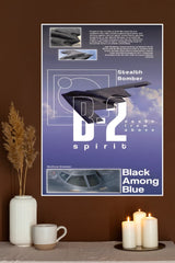 Northrop B-2 Spirit Poster | Fighter Plane Poster
