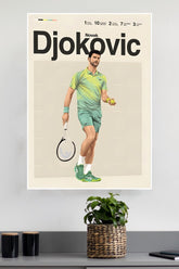 Novak Djokovic Poster | Tennis Champions Posters