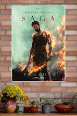 Prabhas The Violent & Raging Saga Poster | Tollywood Movies Posters