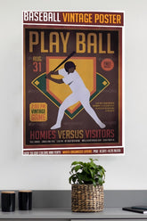 Play Ball Poster | Baseball Posters