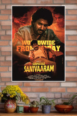 Saripodhaa Sanivaaram NANI Action Poster | Tollywood Movies Posters