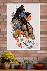 Shiv Parvati Poster | God Posters