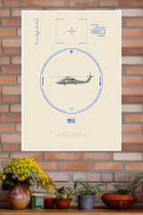 Sikorsky UH-60 Black Hawk Poster | Fighter Plane Poster