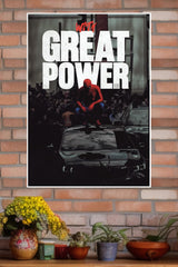 Spider Man With Great Power Poster | Superhero Posters