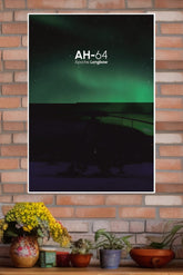 Steel Falcon Apache Longbow Poster | Fighter Plane Posters