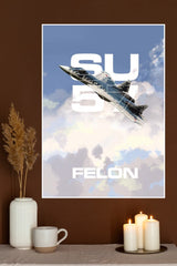 Su-57 Felon Poster | Fighter Plane Posters