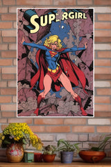 Super Girl Poster | Superhero Posters
