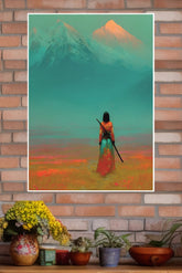 The Silence of Duty Poster | Samurai Warrior Poster