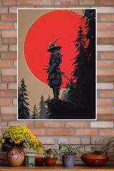 The Weight of Shadows Poster | Samurai Warrior Poster