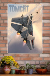 Tomcat Avecunposter Romain Hugault Poster | Fighter Plane Posters