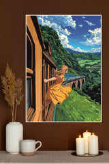 Valley of the Passing Train Poster | Art Posters