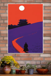 Vow Beneath the Sun Poster | Samurai Warrior Poster