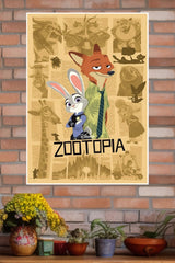 Zootopia Poster | Animated Movie Posters