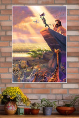 the lion king Circle of Life Awakening Poster| Animated Movie Posters