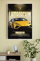 2020 Lamborghini Huracan EVO Poster | Cars Posters