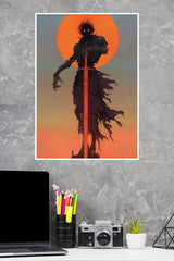 Astrael of the Red Sun Poster | Darkness Posters