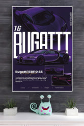 Bugatti Chiron Poster | Cars Posters