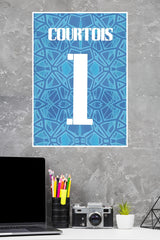 Courtois Poster | Football Posters
