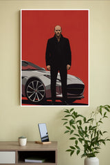 Deckard Shaw Poster | Power Full Man Poster