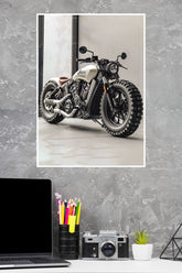 Engineered Calm Bullet Poster | Bike Posters