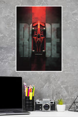 F1 Red Velocity Ride Poster | Formula 1 Posters