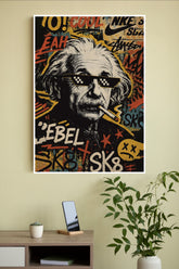 funky scientist Brains with Attitude Poster| Power full man Poster