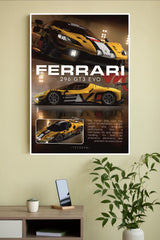 Ferrari 296 GT3 Evo Poster | Cars Posters
