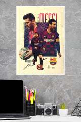 Heavenly Messi Poster | Football Posters