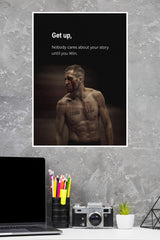 Jake Gyllenhaal Get Up Poster| Power full man Poster