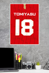 Jersey Number 18 Poster | Football Posters