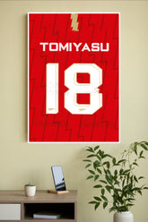 Jersey Number 18 Poster | Football Posters
