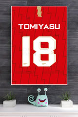 Jersey Number 18 Poster | Football Posters