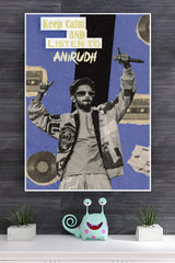 Keep calmand listen to Anirudh Poster | Music Posters