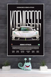 Koenigsegg Jesko Poster | Cars Posters
