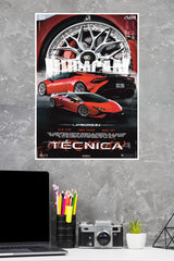 Lamborghini Huracan Tecnica Poster | Cars Posters