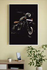 Midnight Cruiser Motorcycle Wall Poster | Bike Posters