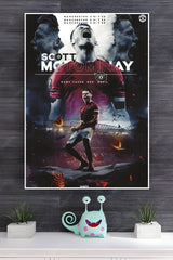 Red Devil Rising Poster | Football Posters