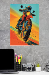 Ride Beyond Limits Poster | Bike Posters