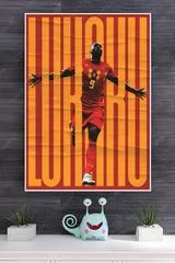 Romelu Lukaku Poster | Football Posters