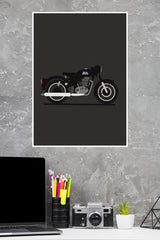Royal Enfield Classic 350 Minimalist Poster | Bike Posters