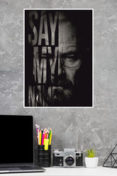 Say My Name Breaking Bad Poster| Series Poster