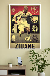 Zinedine Zidane Poster | Football Posters